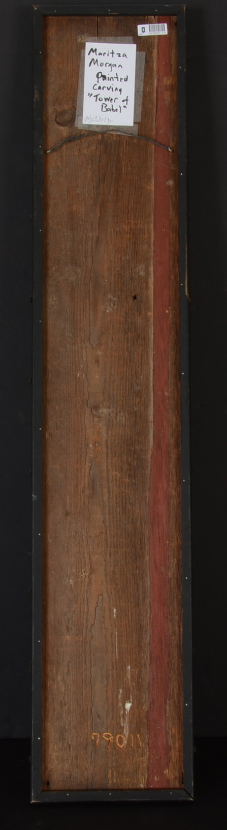 Original Carved and Painted Panel by Listed Artist Maritza Morgan