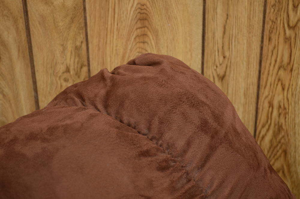 Large Brown Ultra Suede Recliner