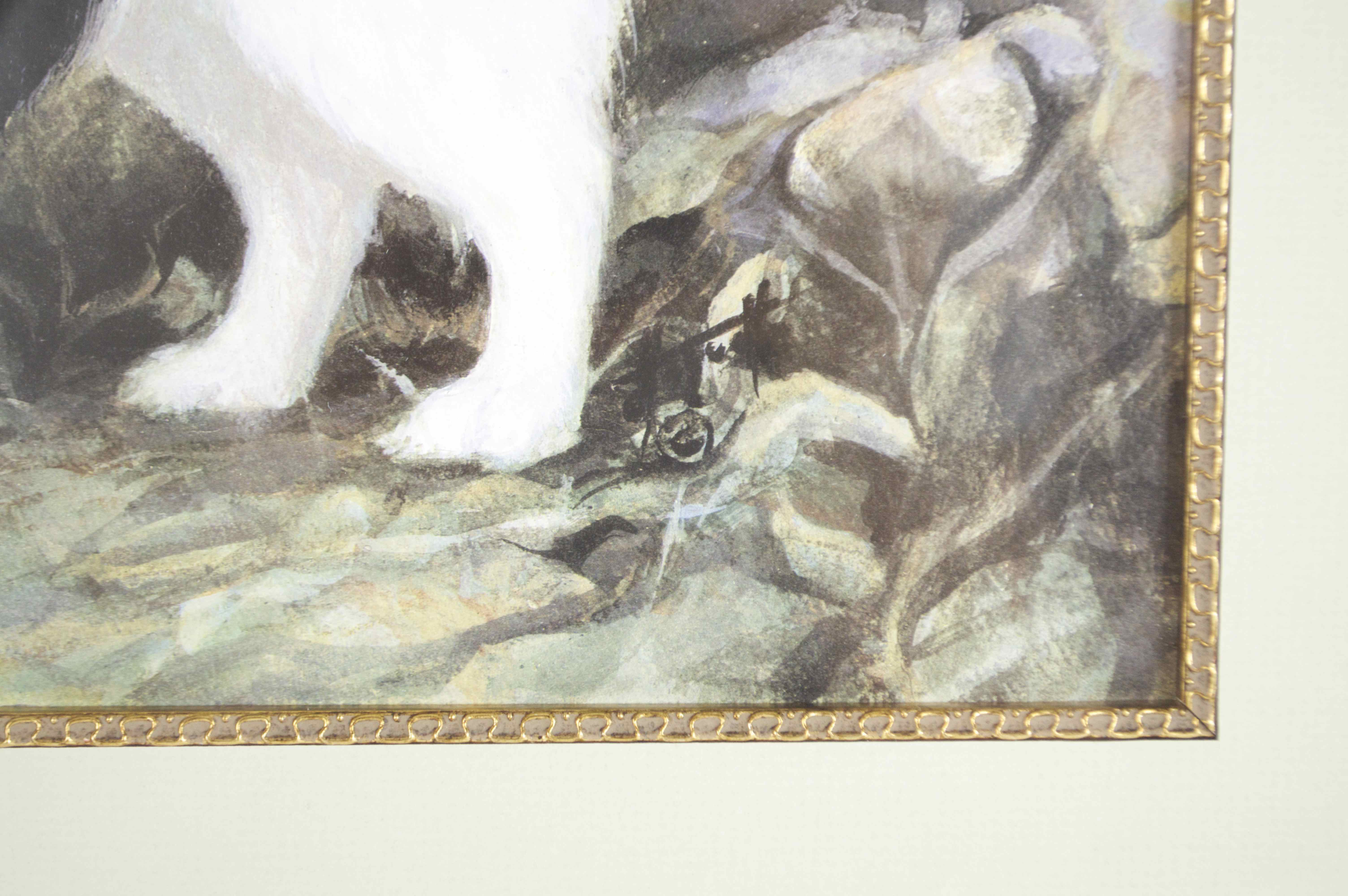 Lithograph " The Joys of a Japanese Chin" By Choquette
