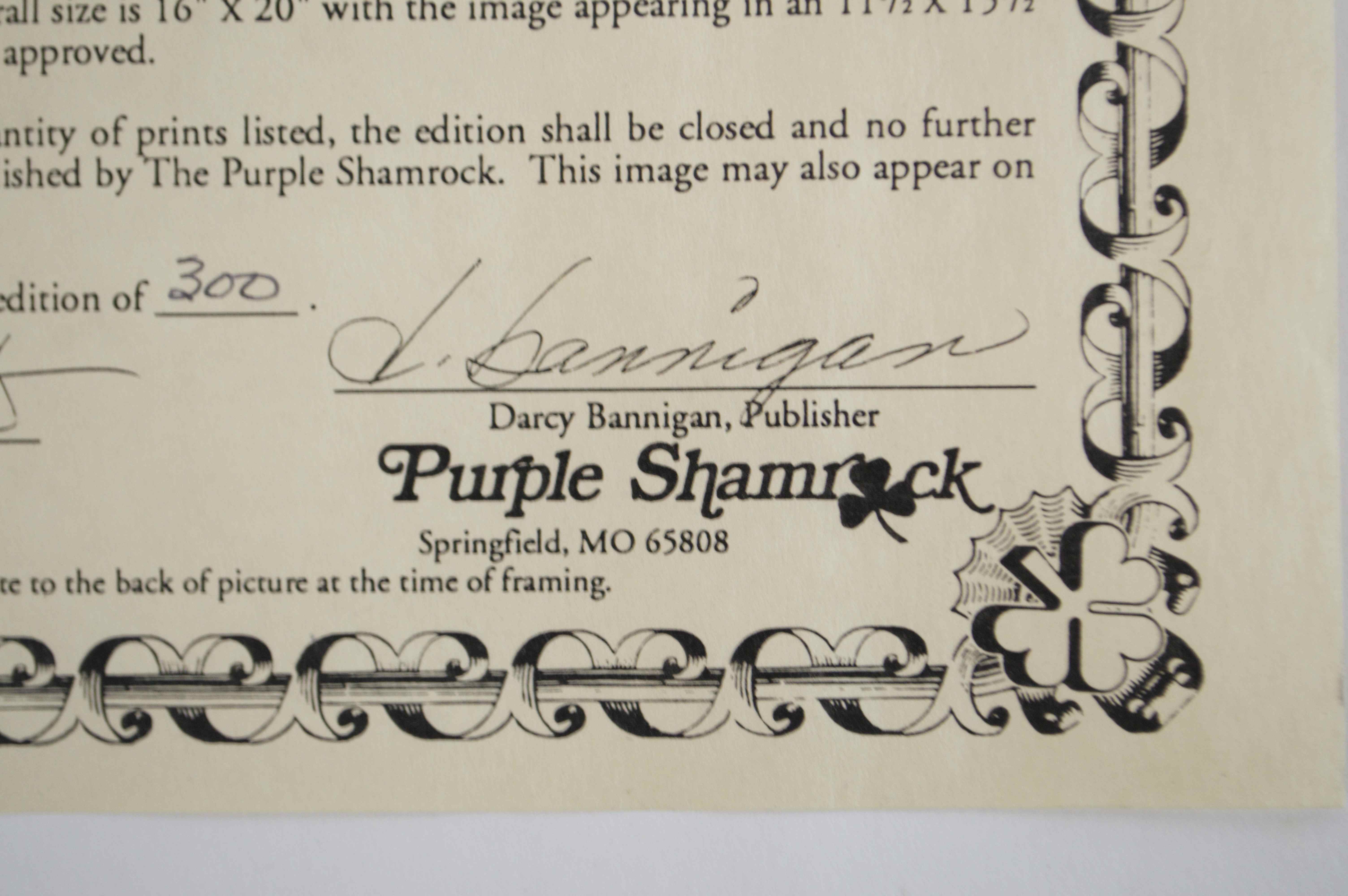 Lithograph " The Joys of a Japanese Chin" By Choquette