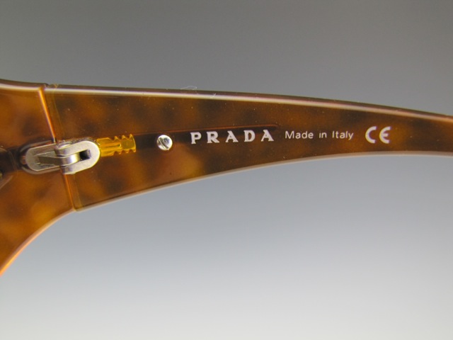 Prada Designer Sunglasses with Bvlgari Leather Hardcase