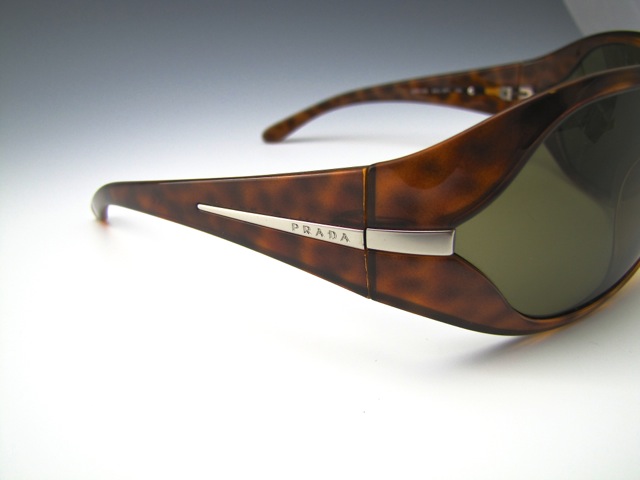 Prada Designer Sunglasses with Bvlgari Leather Hardcase