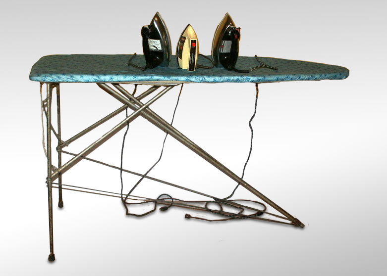Ironing Board and Irons
