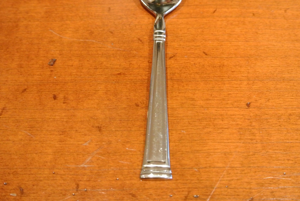 Lenox Flatware and Glass Tray Showing Vintage Patterns