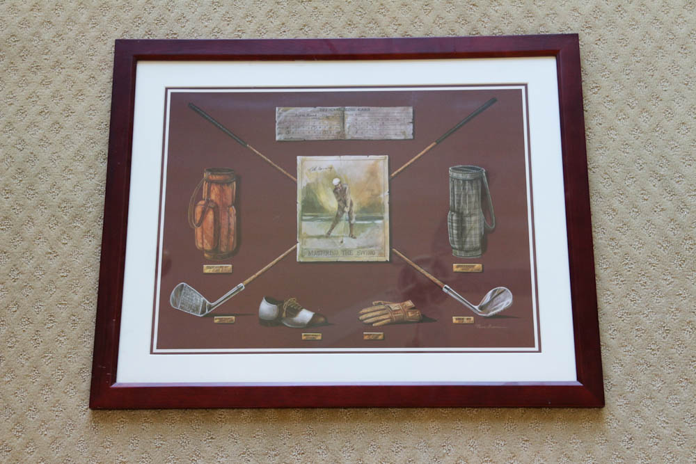 "Mastering the Swing" Golf Print