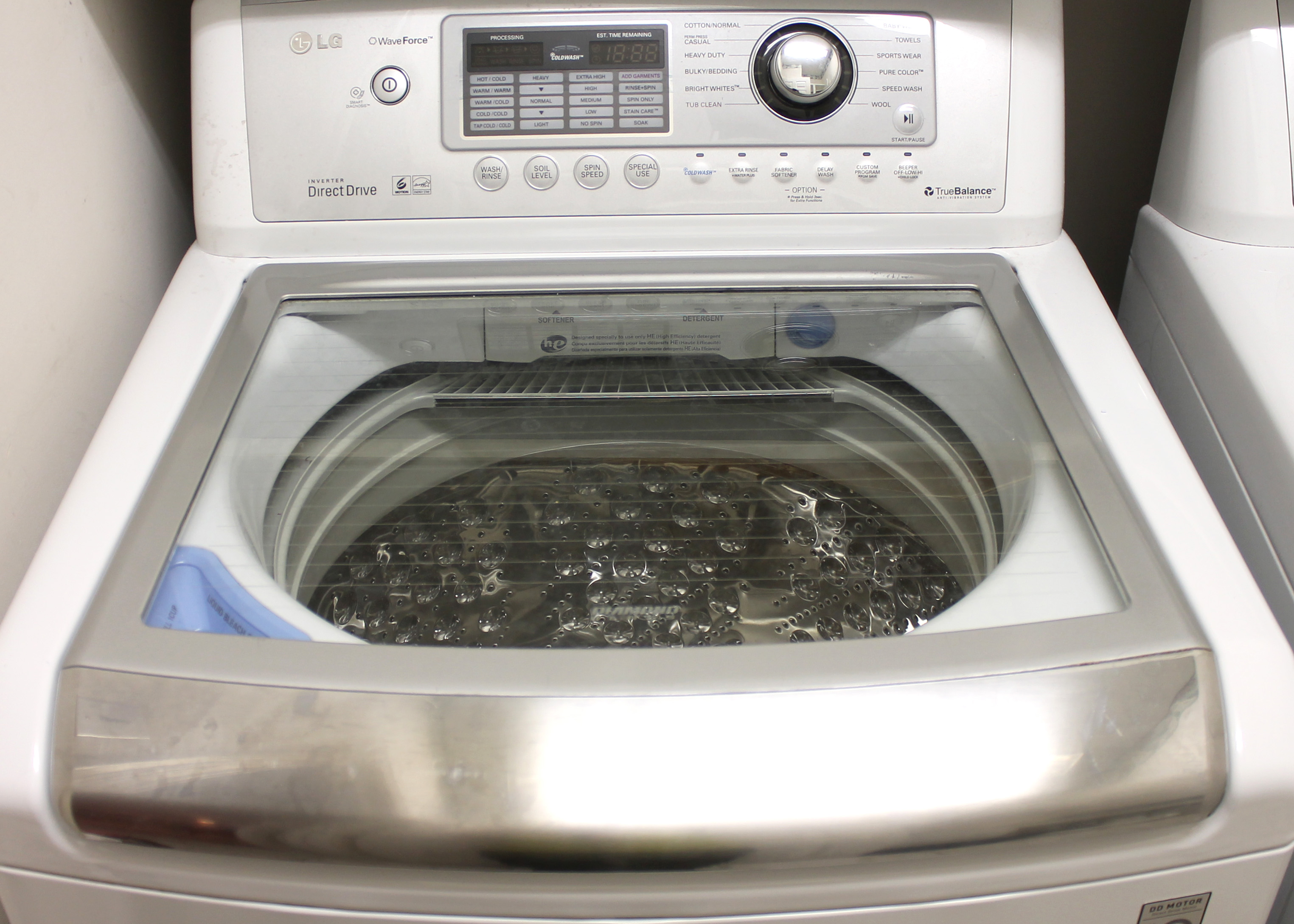 LG High Efficiency Top Load Washing Machine