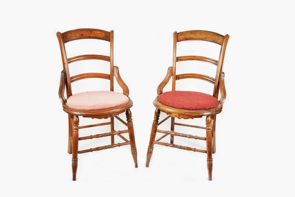 A Pair of Eastlake Side Chairs 