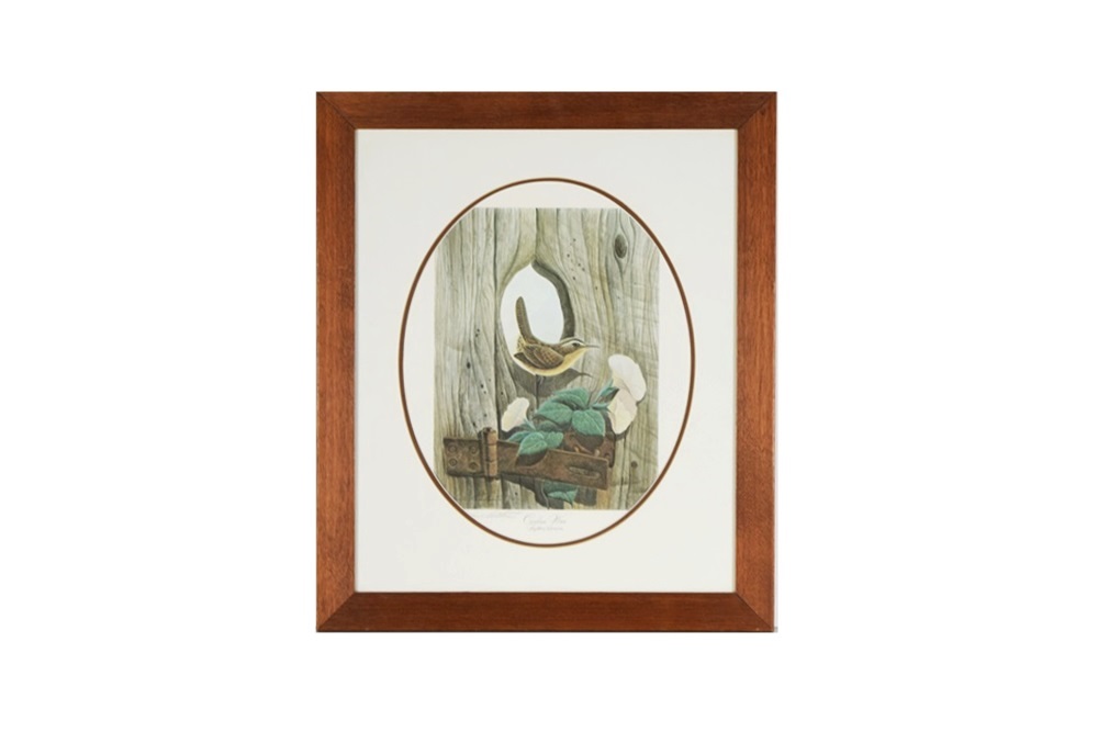 "Carolina Wren" Lithograph by Cincinnati Artist John Ruthven