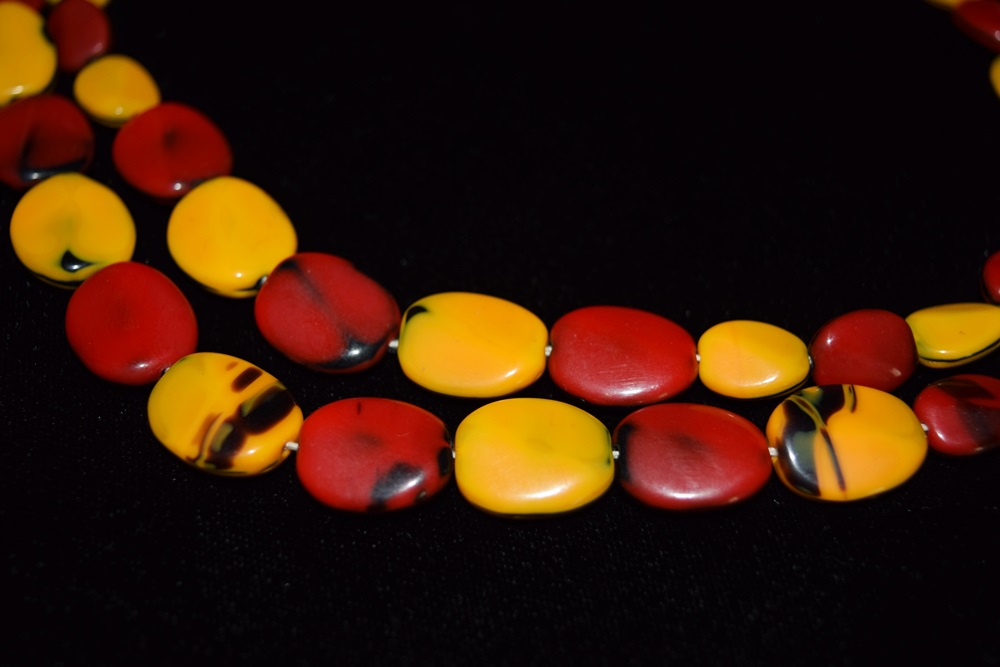 A Unique Vintage Glass Bead Necklace