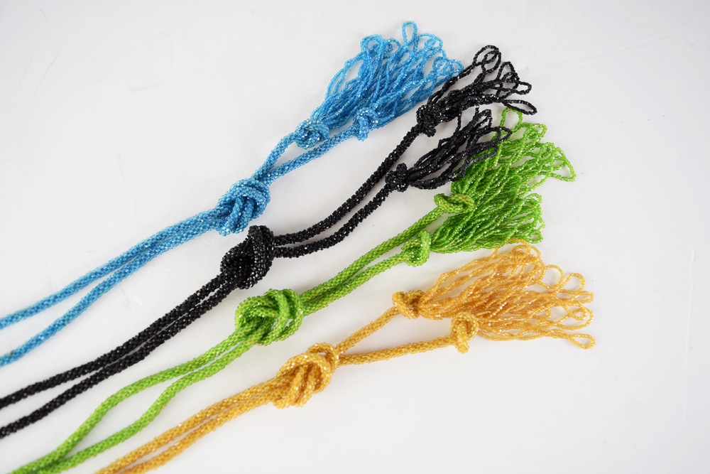 Vintage Beaded and Tasseled Necklaces (Four)