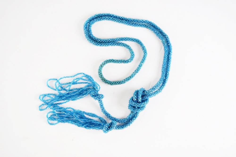 Vintage Beaded and Tasseled Necklaces (Four)