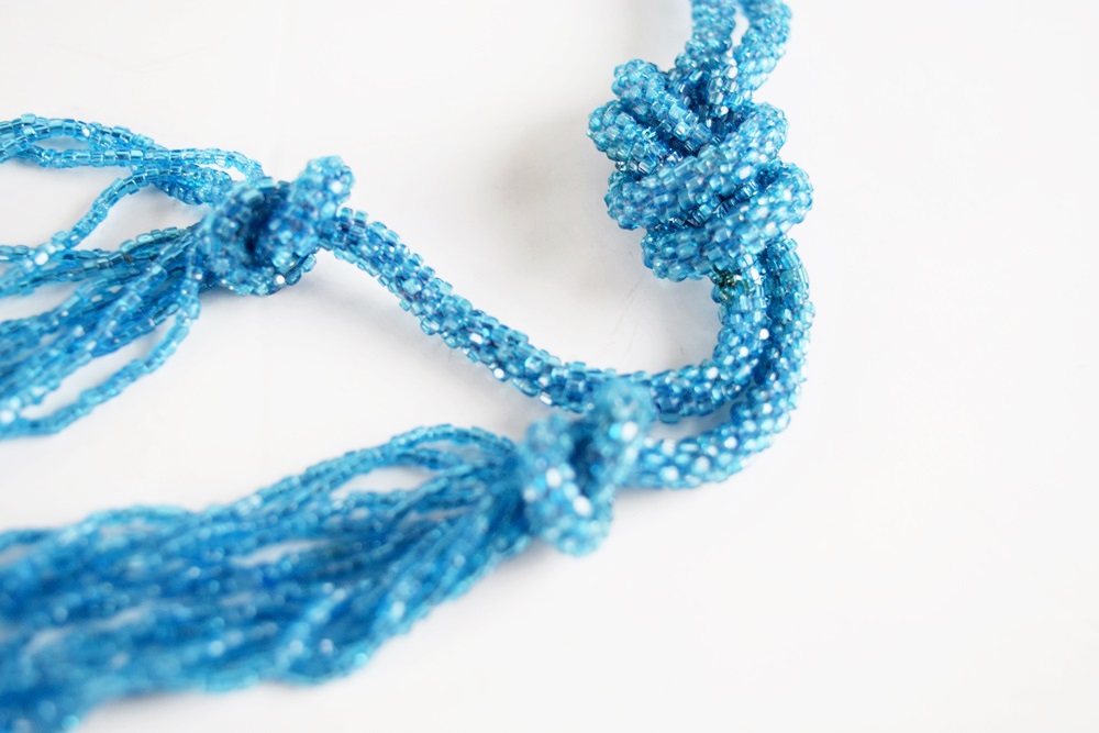 Vintage Beaded and Tasseled Necklaces (Four)