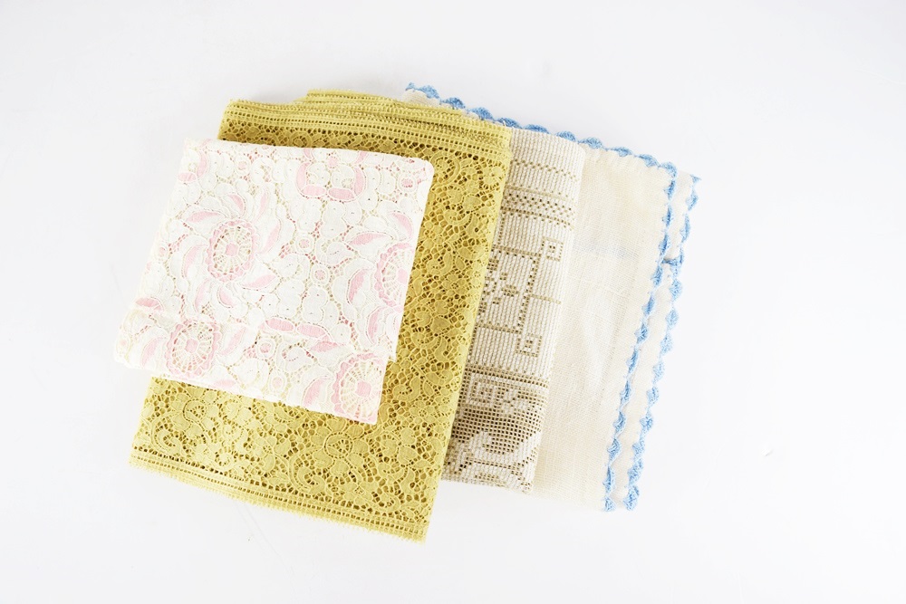 A Generous Array of Vintage Embroidered Linen Items