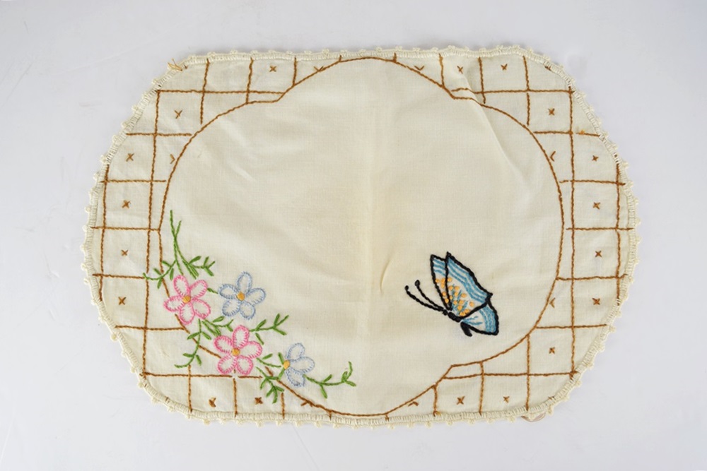 A Generous Array of Vintage Embroidered Linen Items
