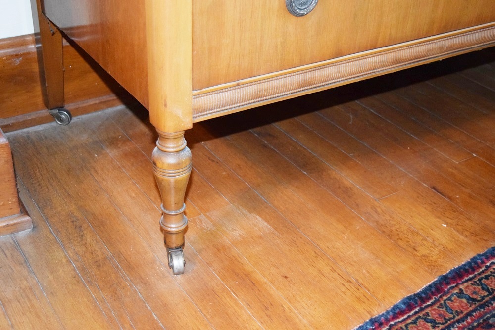 A Vintage Dresser with Mirror