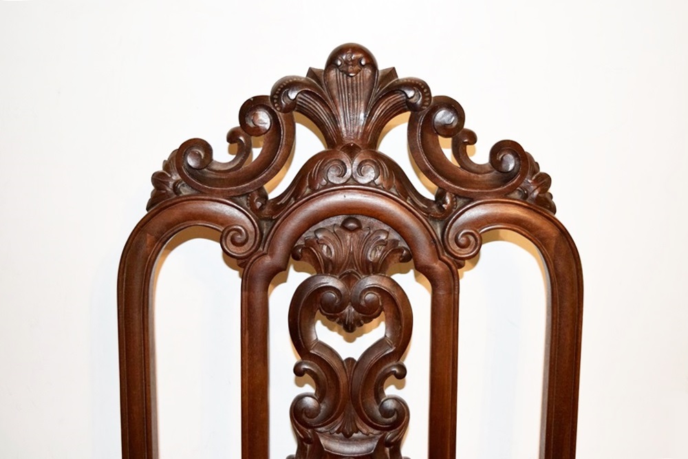 A Vintage Armchair (1930s) Richly Carved in the Jacobean Style