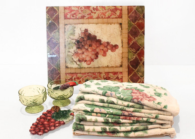 Grape Themed Kitchen Items