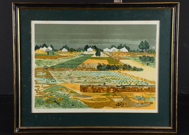 Jean-Pierre Tertre Signed Limited Edition Framed Lithograph