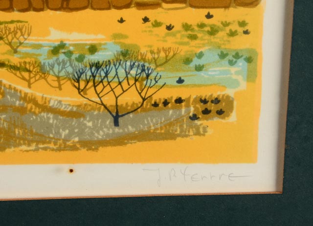 Jean-Pierre Tertre Signed Limited Edition Framed Lithograph