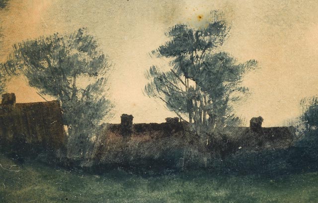 Louis K. Harlow Original Watercolor 