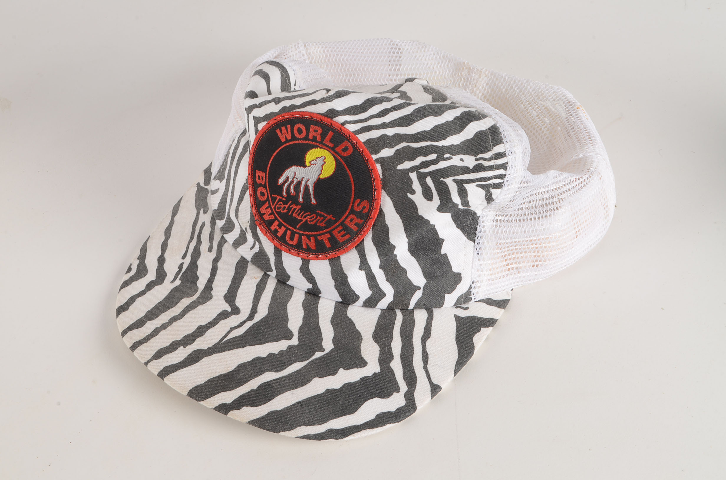 Signed Ted Nugent Hat and Vintage Liquor Bottles