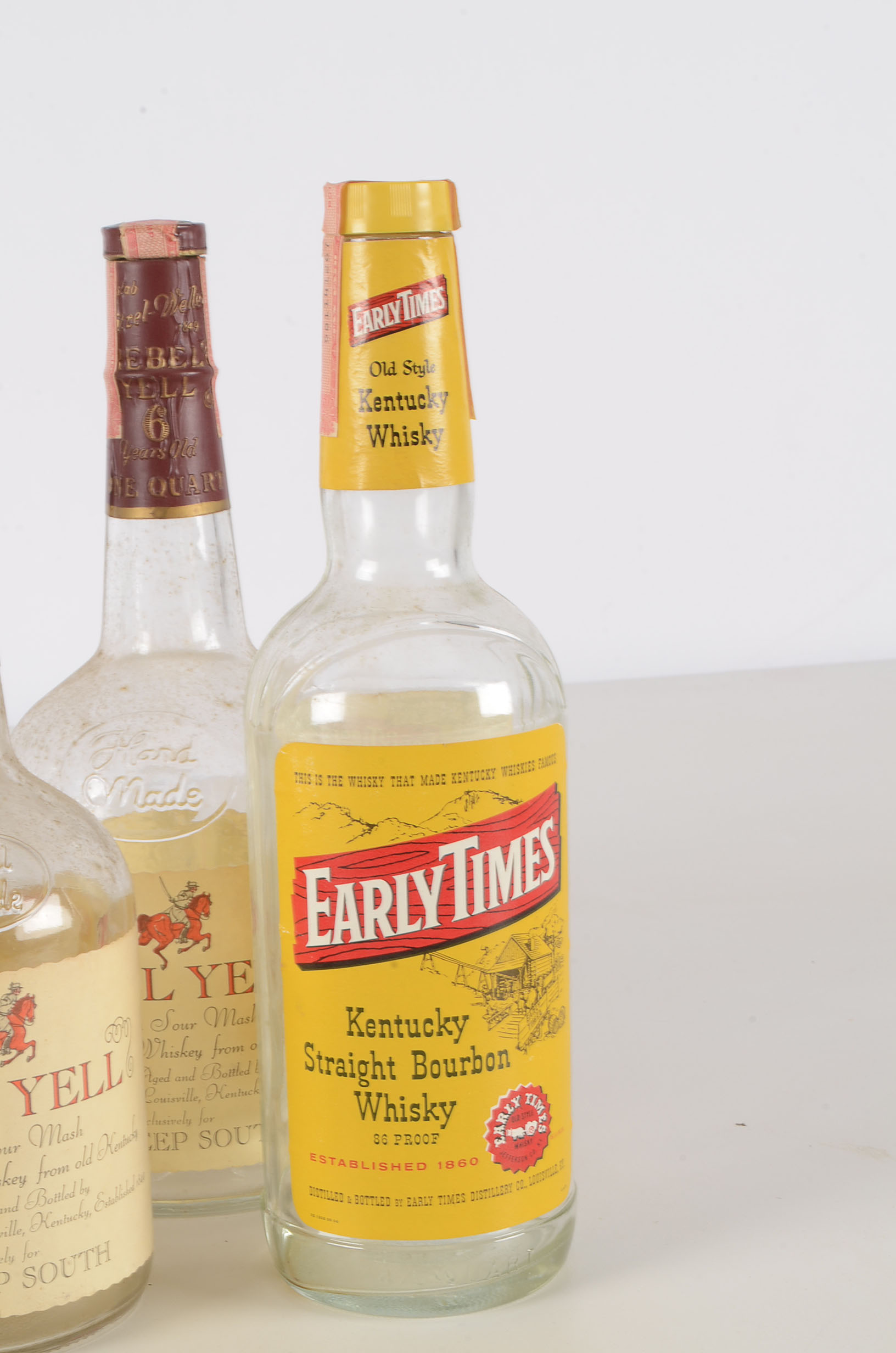 Signed Ted Nugent Hat and Vintage Liquor Bottles