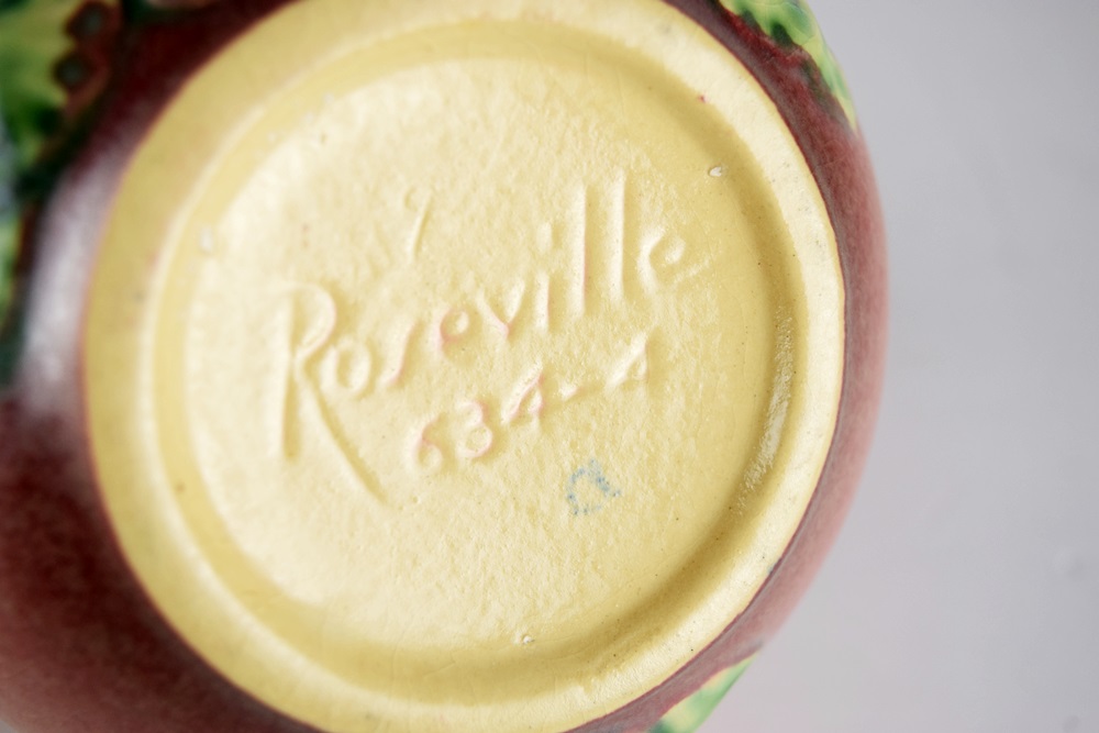 Roseville's Primrose Pattern Jardiniere in Pink, Circa 1936