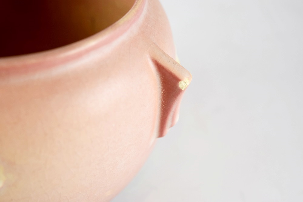 Roseville's Primrose Pattern Jardiniere in Pink, Circa 1936