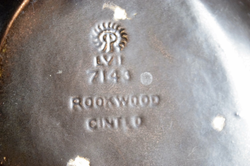 Three Rookwood Ash Receivers in Dark Nubian Glaze, 1957