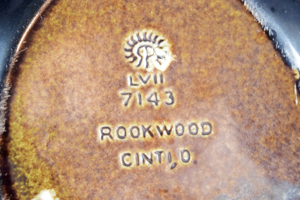 Three Rookwood Ash Receivers in Dark Nubian Glaze, 1957