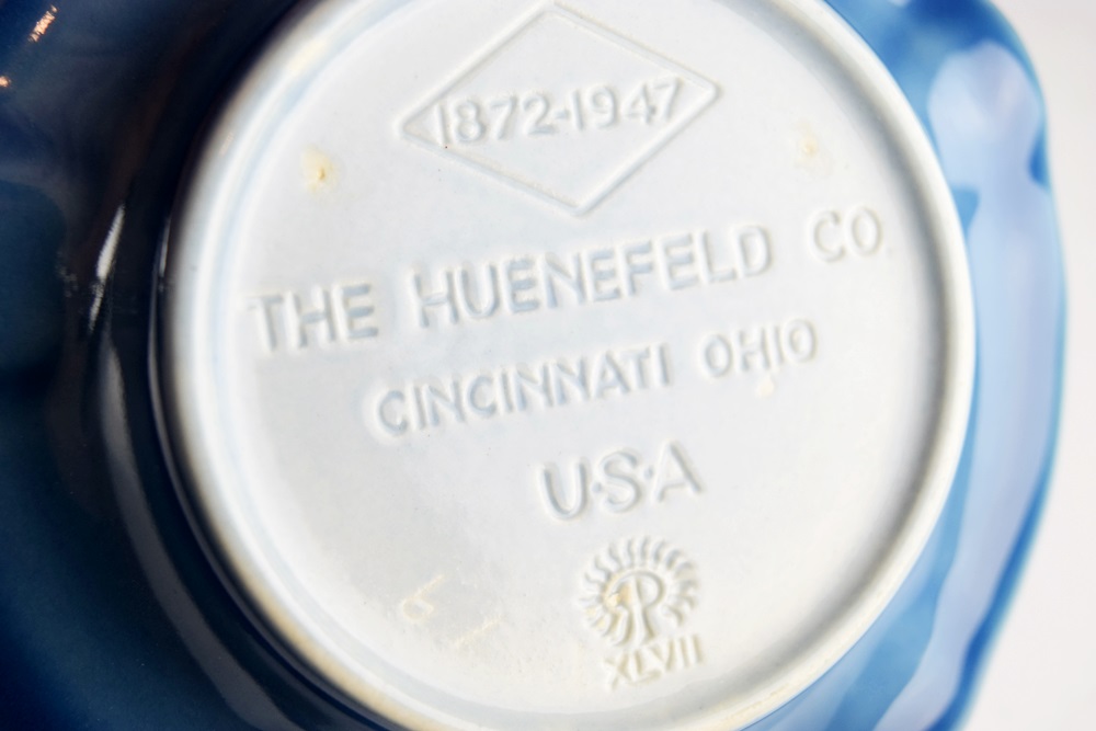 A Pair of Rookwood Ash Receivers Advertising "Boss" Products 1947