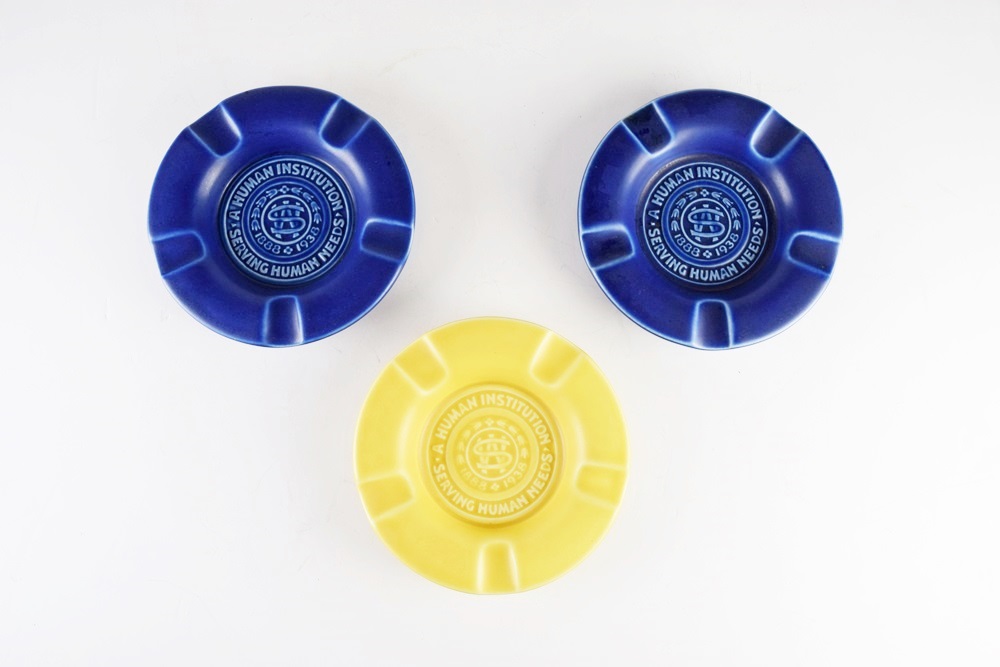 Three Rookwood Ash Receivers Commemorating Western Southern Event