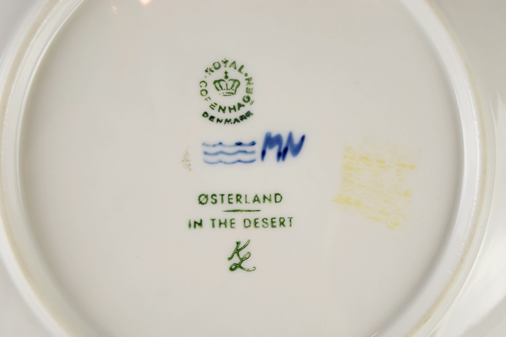 Royal Copenhagen Dish and Butter Pats