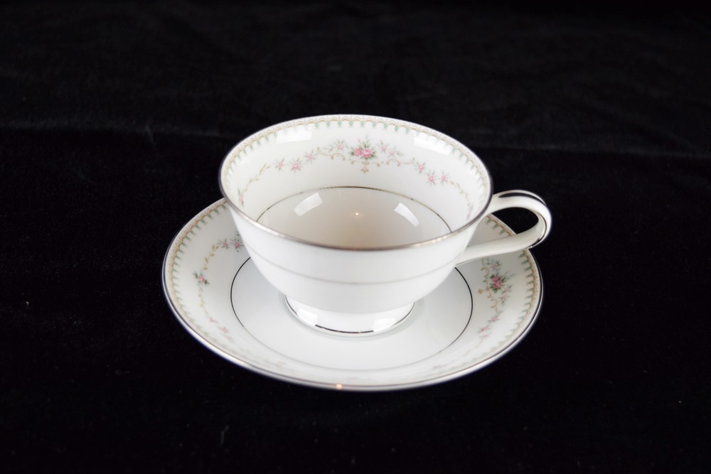 Eight Complete Place Settings of Noritake's "Fairmont" Pattern