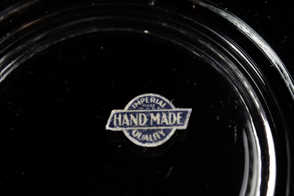 A Wonderful Set of Six Candlewick Glass Dishes & Two Cake Plates