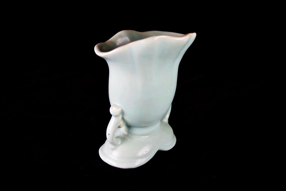 Weller Art Pottery Vase in White Rose Pattern