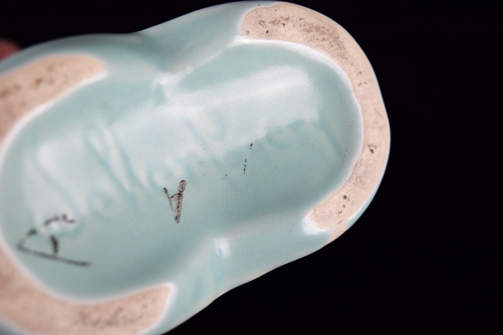 Weller Art Pottery Vase in White Rose Pattern