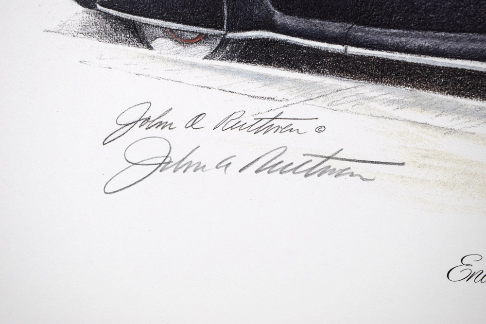 "Enduring Treasures" Signed and Numbered Litho by John Ruthven