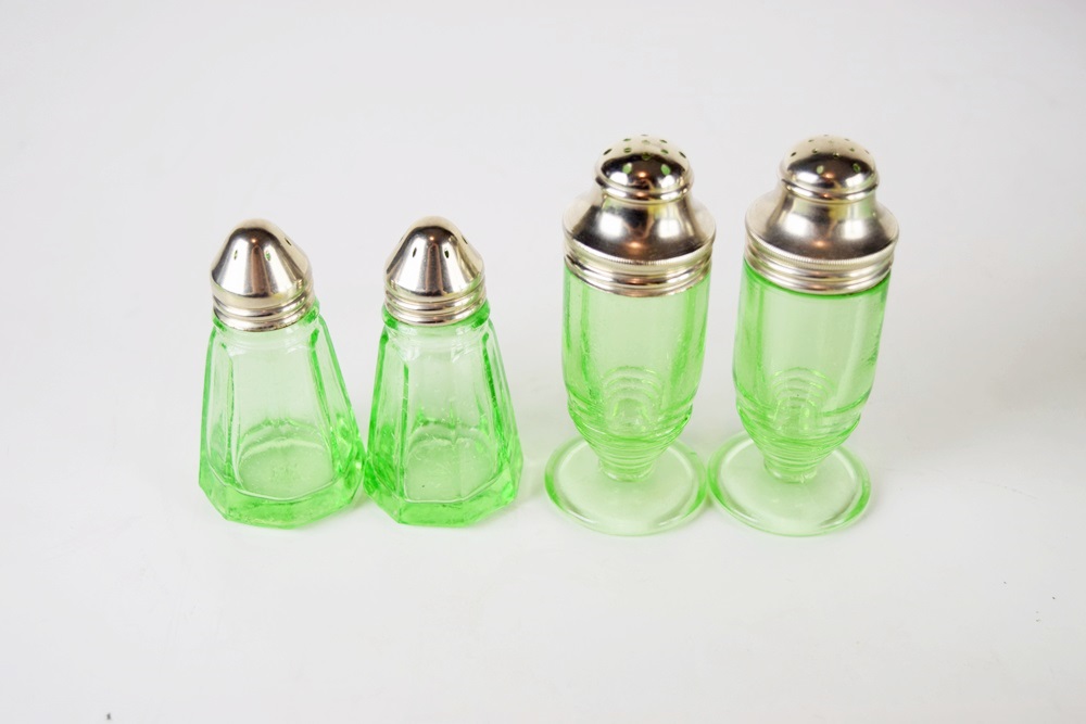 A Generous Collection of Depression Glass Items