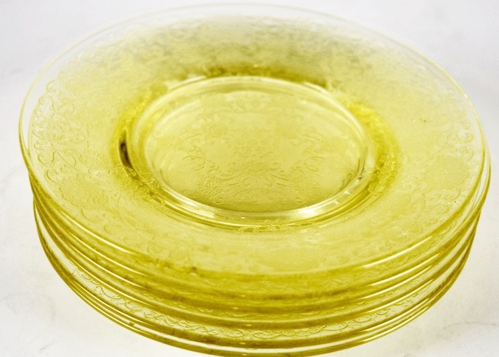 A Generous Collection of Depression Glass Items