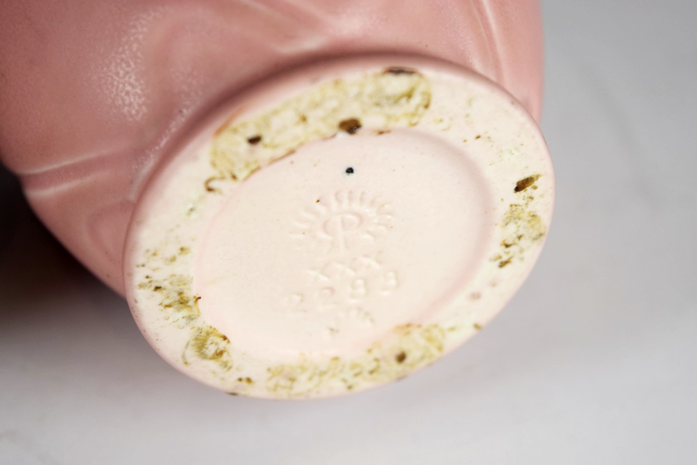 Three Production Rookwood Vases in Pink Matte Glaze