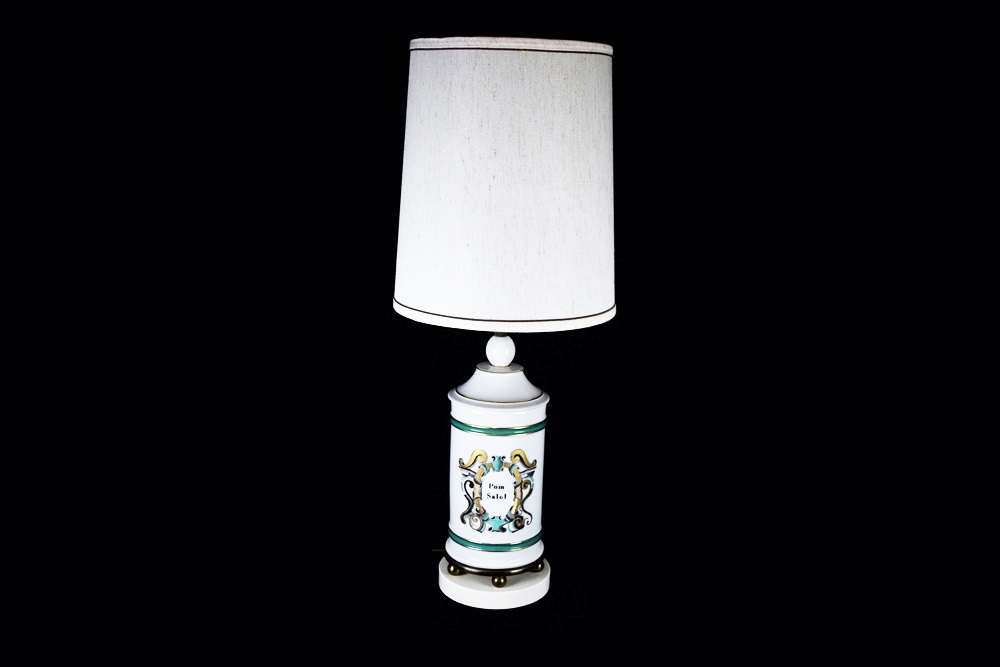 A French Apothecary Jar Table Lamp