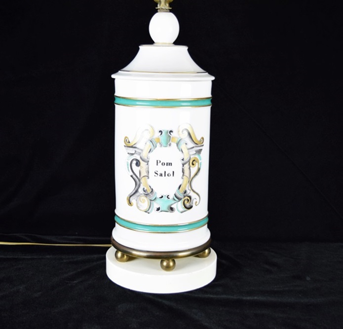 A French Apothecary Jar Table Lamp