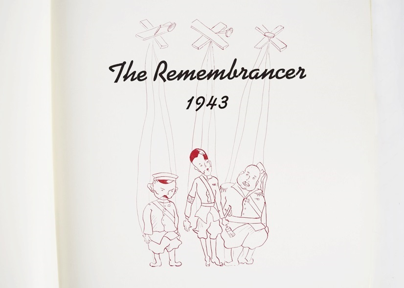 "The Remembrancer", Walnut Hills Yearbooks Dated 1943 - 1946