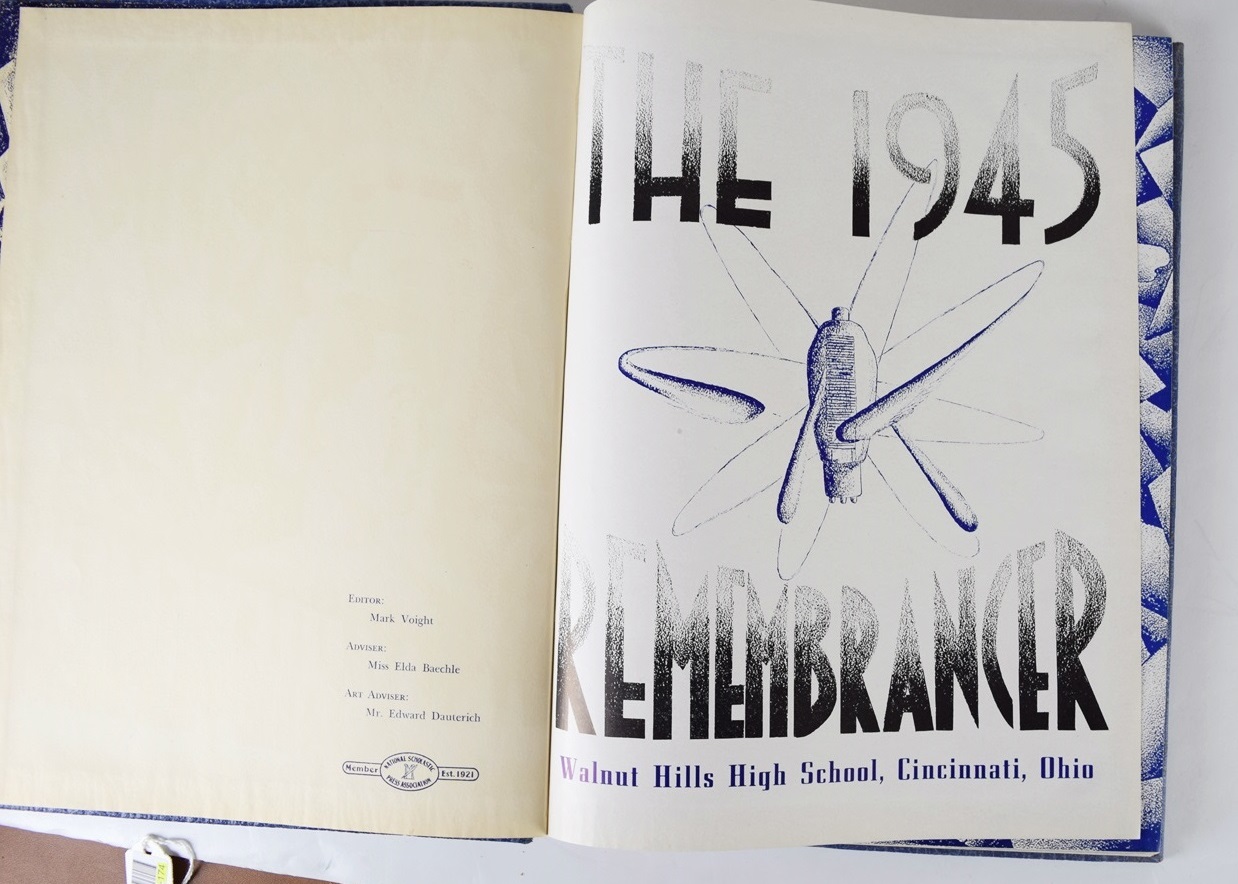 "The Remembrancer", Walnut Hills Yearbooks Dated 1943 - 1946