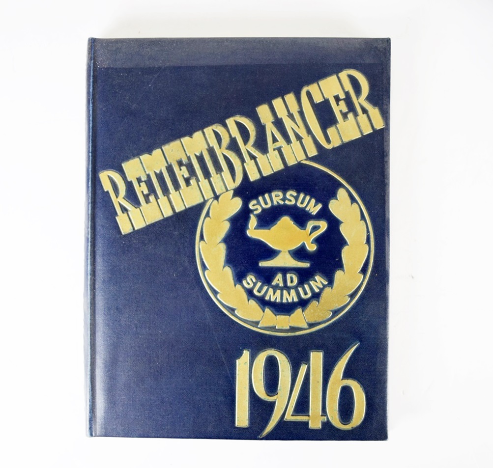 "The Remembrancer", Walnut Hills Yearbooks Dated 1943 - 1946