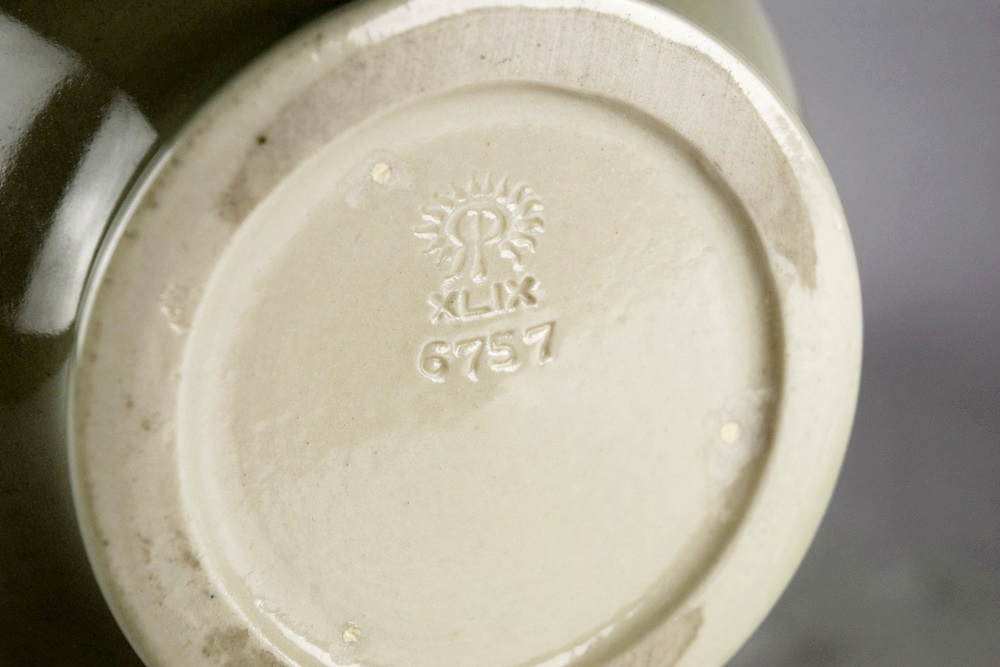 An Apple Green Glazed Rookwood Pitcher #6757, Dated 1949