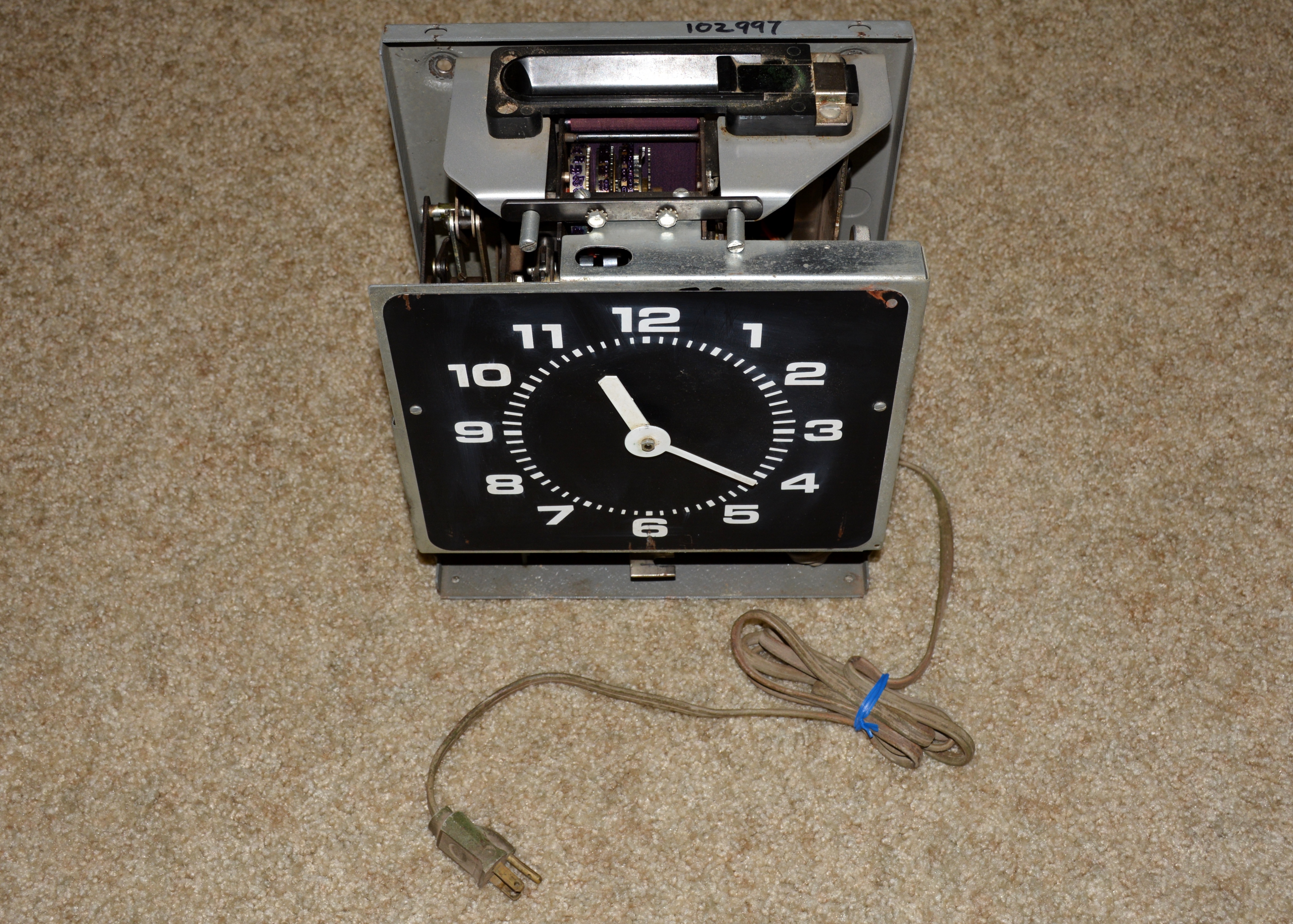 Vintage Cincinnati Time Clock 