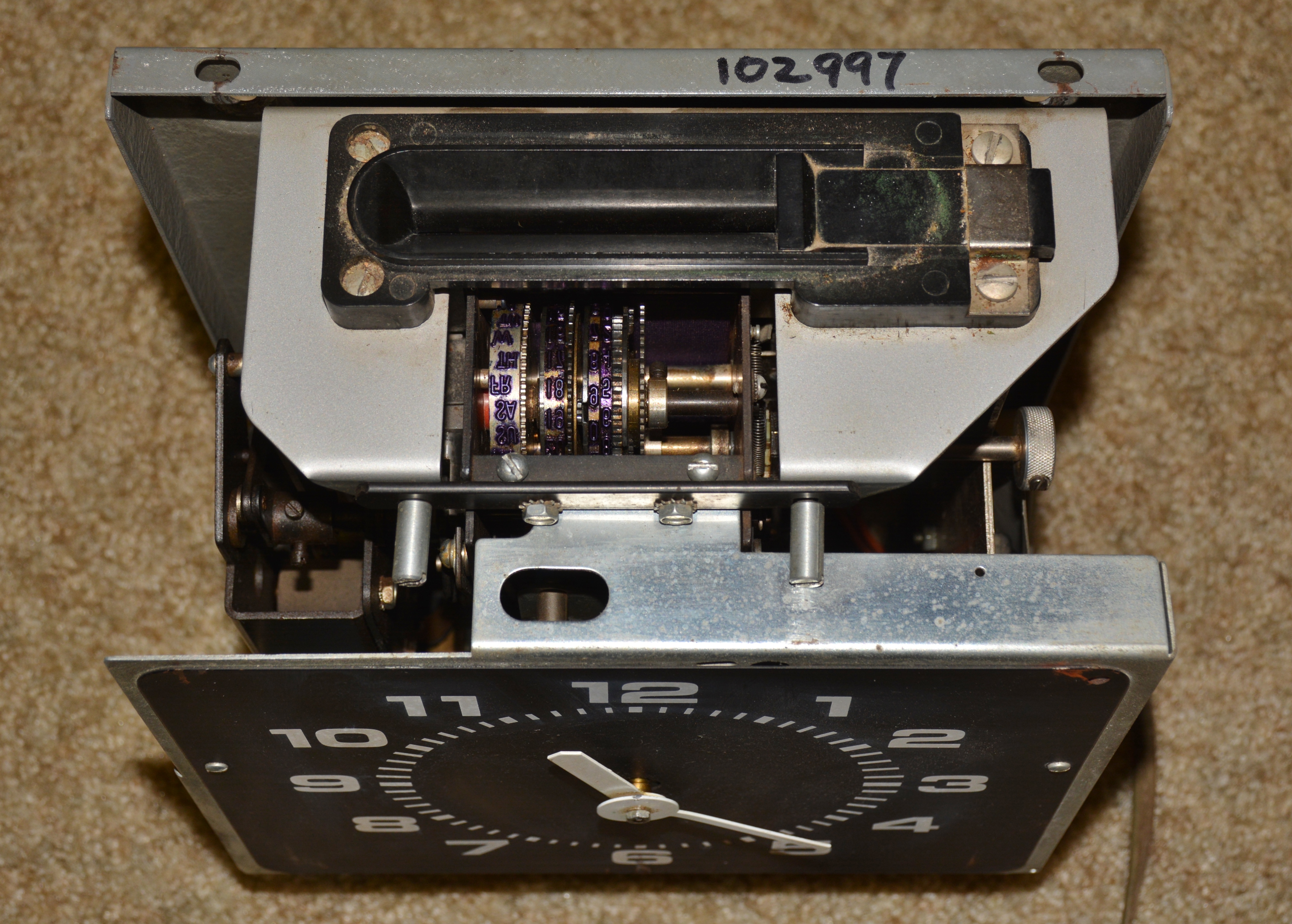 Vintage Cincinnati Time Clock 