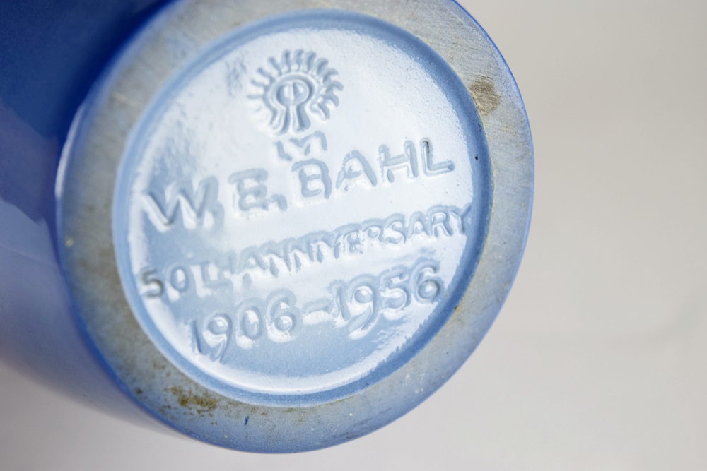 A Rookwood Commemorative Vase in Blue Glossy Glaze, 1956